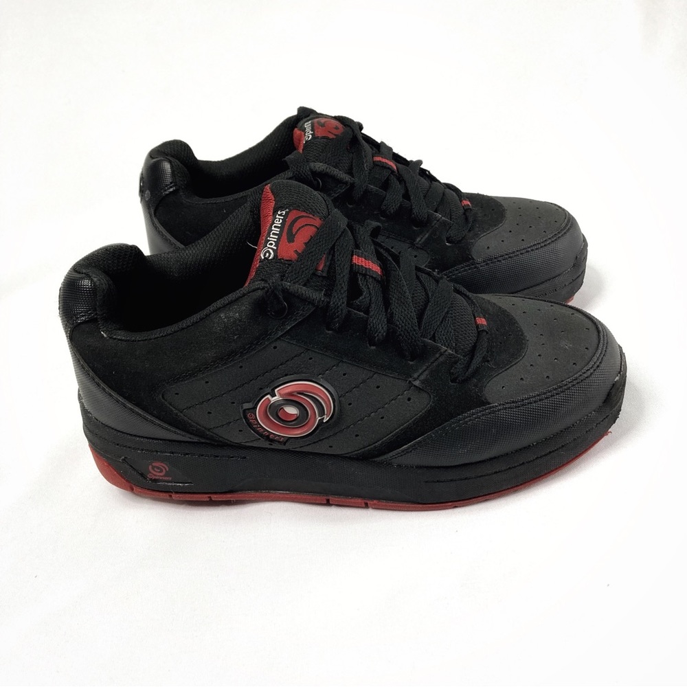 Spinners Wheeled Shake Shoes Kids Size 4 Black